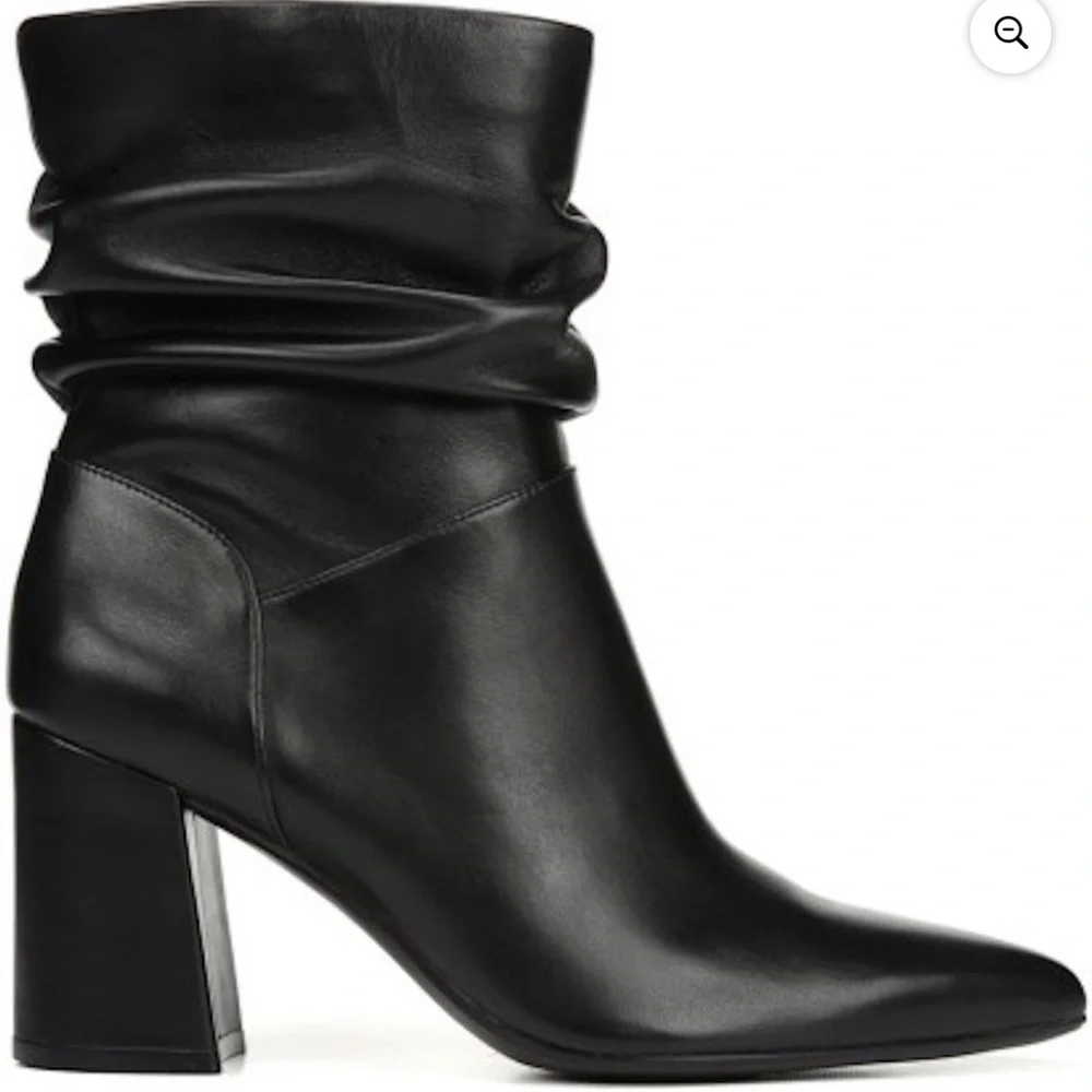 COPY - Naturalizer Hollace slouchy leather chunky ankle booties - Picture 2 of 6